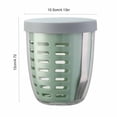 thumbnail image 3 of Xihbxyly Oferta Del Día Ofertas Relámpago Taza para Ensalada En Tenedor Acero Inoxidable 304, Escuridor de Frutas, Taza Portátil para Exteriores, 3 of 6