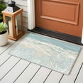 thumbnail image 4 of Area Rug 2 x 3 Ft, Blue Coastal Coral Indoor Accent Bathroom Rugs for Kitchen/Laundry Room, Summer Beach Ocean Abstract Art Washable Non-Slip Runner Floor Mat for Entryway, Living Room, 4 of 8