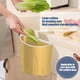 thumbnail image 5 of Papelera de cocina de pared, apta para el hogar, baño, cocina, dormitorio, con tapa, cesta para basura, contenedor de almacenamiento especial para residuos de cocina, papelera, 5 of 5