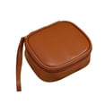thumbnail image 2 of Bolsa Portátil de Almacenamiento para Toallas Sanitarias, Estuche de Viaje para el Período con Asa para Mujeres, Organizador de Maquillaje de Cuero Ligero para Uso Diario y Viajes, 2 of 7