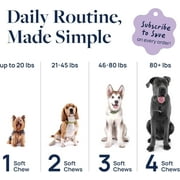 Veterinary Formula Smart Vitality Pet Calm Supplement for Dogs, Calming Without Sleepiness, 60 Chews