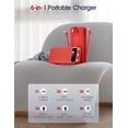 thumbnail image 2 of Cargador portátil Power Bank de 20000 mAh con cables integrados, 2 of 9