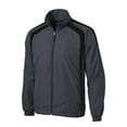 thumbnail image 5 of Sport-Tek Colorblock Raglan Jacket-L (Graphite Grey/ Black), 5 of 6