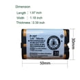 thumbnail image 2 of HHRP107 Rechargeable Batteries Compatible with for Panasonic HHR-P107 HHR-P107A HHRP107A Cordless Phone 3.6v 700mAh Ni-MH (2 Pack), 2 of 5