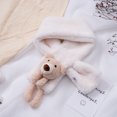 thumbnail image 1 of Bufanda para niños, otoño e invierno, bufanda de felpa para bebés, bufanda de piel de conejo de imitación para padres e hijos, bufanda de dibujos animados para niños, 1 of 5