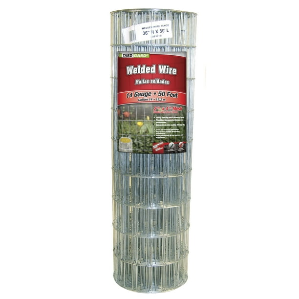 YARDGARD 36 Inch by 50 Foot Galvanized Welded Wire Fence