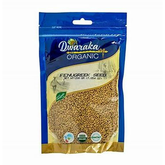 Dwaraka Organic Fenugreek seed 7 oz/ 200g