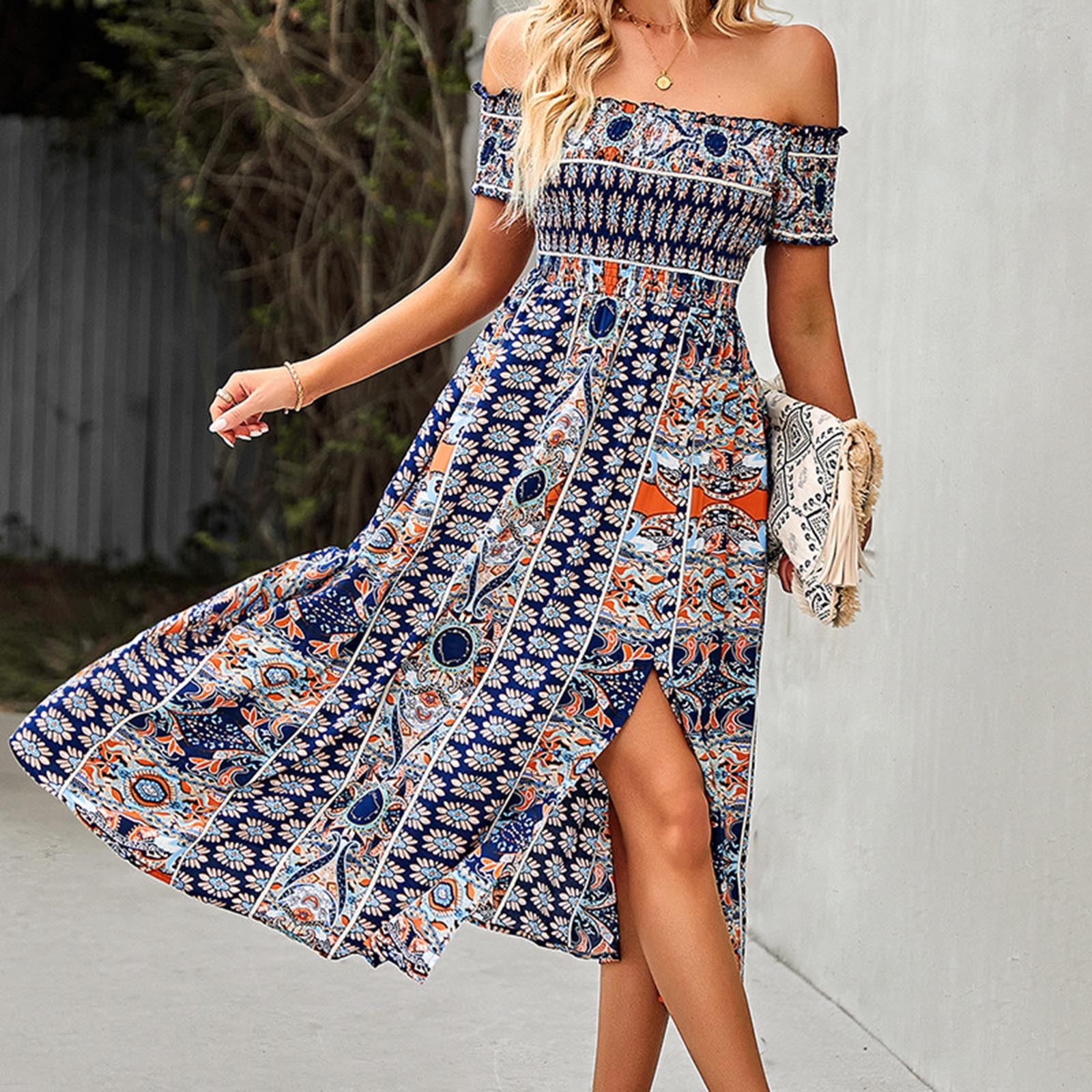 Buy HERE&NOW Self Design Tiered Ethnic Midi Dress - Ethnic Dresses for  Women 21981852 | Myntra