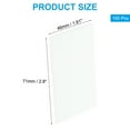 thumbnail image 2 of Uxcell 100Pcs Aroma Pads, Humidifier Replacement Filter Pad, White 2.8 x 1.81 inch, 2 of 5
