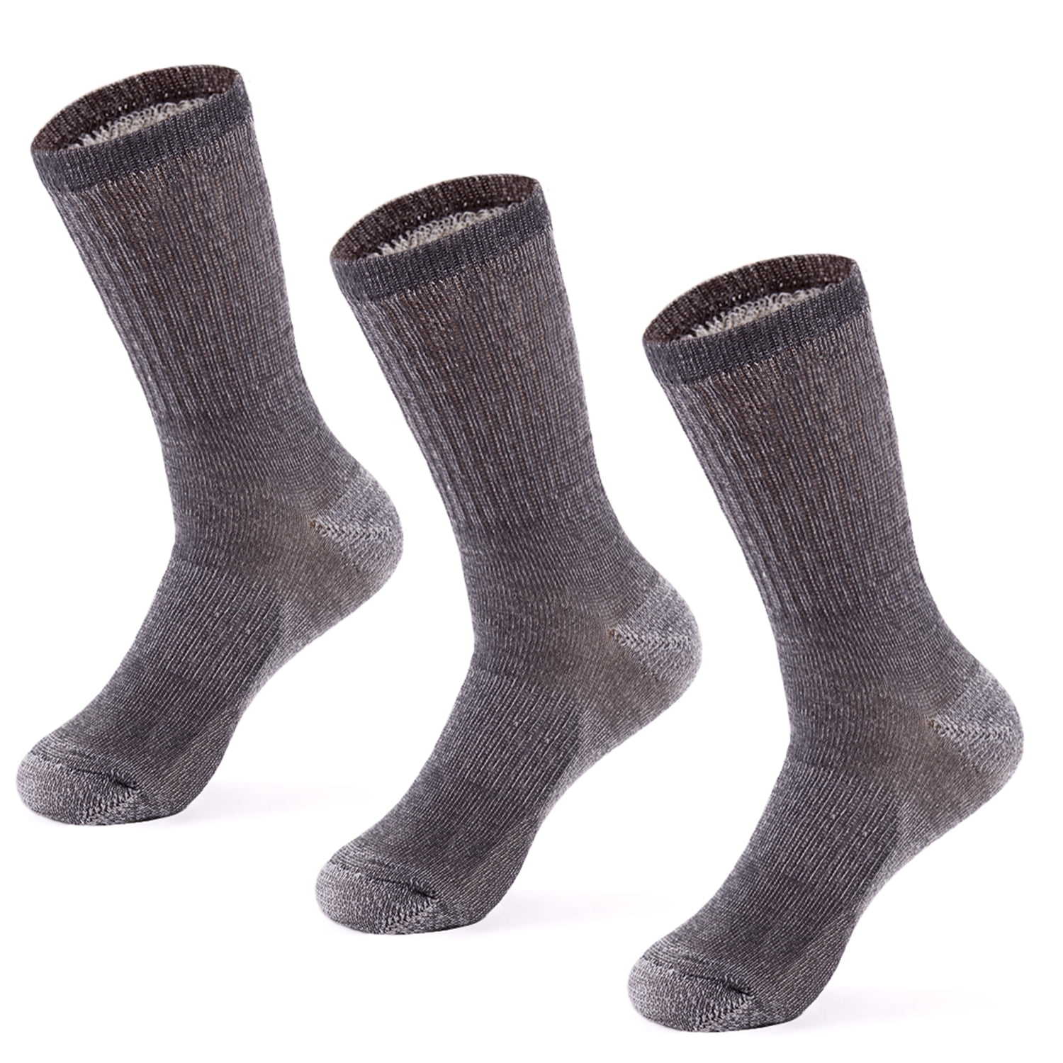 Meriwool MERIWOOL 3 Pairs Merino Wool Blend Socks Choose Your Size