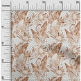 thumbnail image 2 of oneOone Georgette Viscose Light Brown Fabric Tropical Flamingo Sewing Fabric By The Yard Printed Diy Clothing Sewing Supplies 42 Inch Wide, 2 of 4