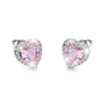 thumbnail image 4 of HANXIULIN Women'S Heart Shaped Diamond Earrings Female Niches Design Crystal Earrings Studs Jewelry Gift, 4 of 8