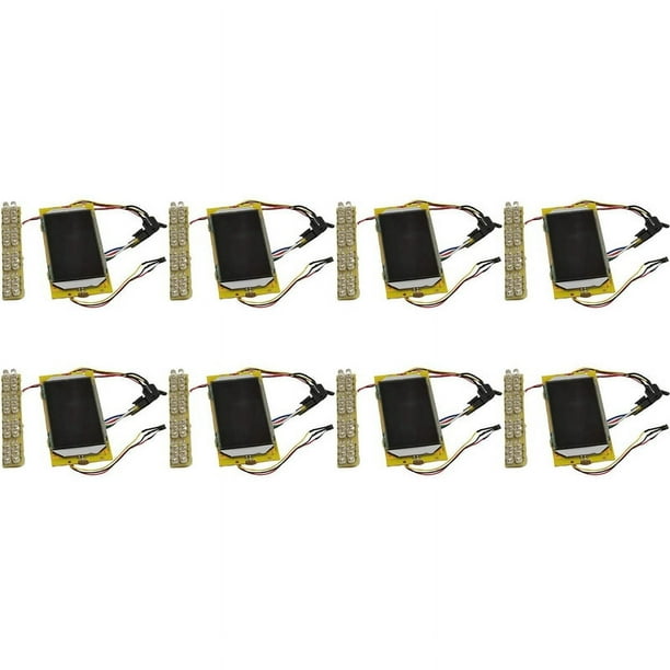8X Pantalla LCD de Visualización de Scooter Eléctrico de 36 V Accesorios de Repuesto para Scooter Eléctrico de 8 Pulgadas Adecuados para S1 S2 S3