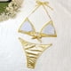 thumbnail image 2 of TaTaai Women's Slim Fit Push Up Bikini Set, Two Piece Swimsuit with Soft Cup Padding, Fashion Beachwear for Vacation, Pool Fun and Summer Holiday Gift, 2 of 7