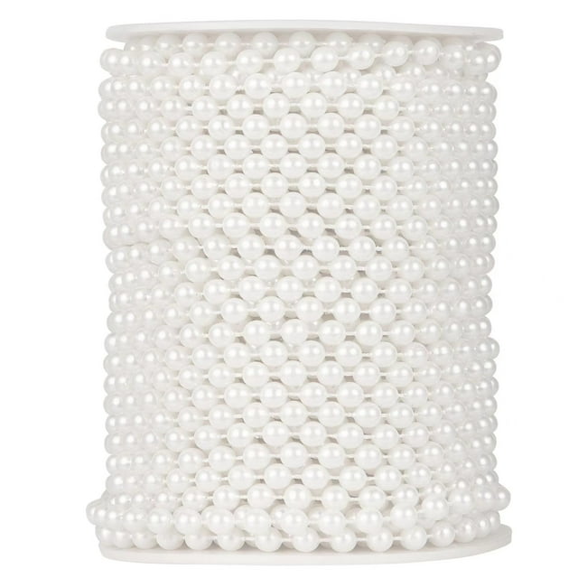 Guirnalda de perlas sintéticas Craft String Pearls ZPEXRV, 25 m