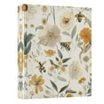 thumbnail image 2 of Various Flowers and Bees 3 Ring Hardcover Binders 1.5in Round Rings for Letter-Size Folder Paper Organizer Pockets for Office Student Recipe, 2 of 9