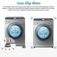 thumbnail image 3 of 8Pcs Anti Vibration Washing Machine Mats Support Anti-Slip Rubber Feet Base Pads, 3 of 6
