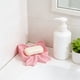 thumbnail image 4 of Escurridor para platos de jabón | Bandeja de jabones de plástico Bowknot Design – Rosa, Blanca | Organizador de baño para drenaje de agua | 15x13,5x6cm | Previene la acumulación, soporte decorativo, 4 of 7