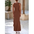 thumbnail image 3 of PRETTYGARDEN Wedding Guest Dresses for Women Summer Formal Gala Maxi Dress Ruffle Mermaid Cocktail Long Dresses, 3 of 8