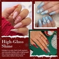 thumbnail image 4 of Set de uñas en polvo AZUREBEAUTY Classic Christmas, 10 colores, 4 of 7