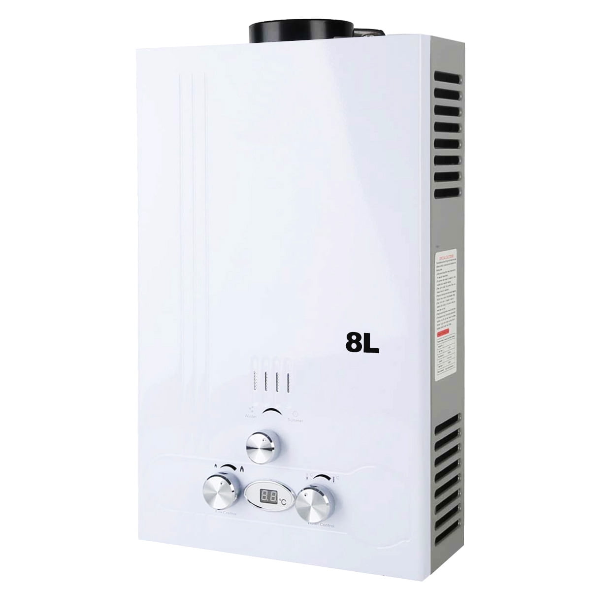 TCMT 2.6 GPM 10L Tankless Water Heater LPG Liquid Propane Gas Instant Hot  Boiler with Digital Display - Walmart.com