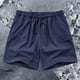 thumbnail image 2 of Multi Bolsillo Cargo Pantalones para Hombres Estiramiento Casual Cordón Clásico Pantalones Cortos de Verano con Bolsillos Múltiples, Pantalones Cortos de Cintura Elástica, 2 of 9