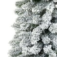 thumbnail image 3 of Nearly Natural 7ft Flocked Pencil Artificial Christmas Tree in White, 3 of 6