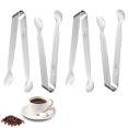 thumbnail image 1 of 4 pinzas para hielo, pinzas para cubitos de azúcar, mini pinzas para servir, pinzas de acero inoxidable, pinzas de cocina pequeñas para fiesta de té, cafetería, 15 cm, 1 of 6
