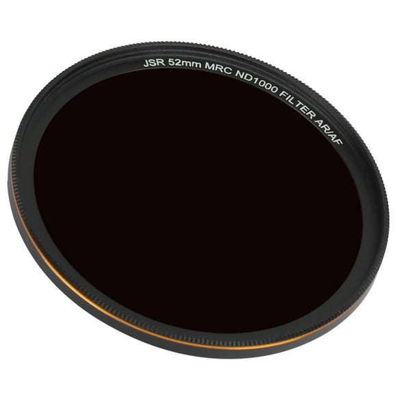 Rdeghly Filtre d'Objectif à Gradation, Filtre d'Objectif pour Reflex Numérique, Junestar ND MRC ND 1000 Filtre d'Objectif à Gradation Ultra‐mince pour Appareil Photo Reflex Numérique Sans Miroir