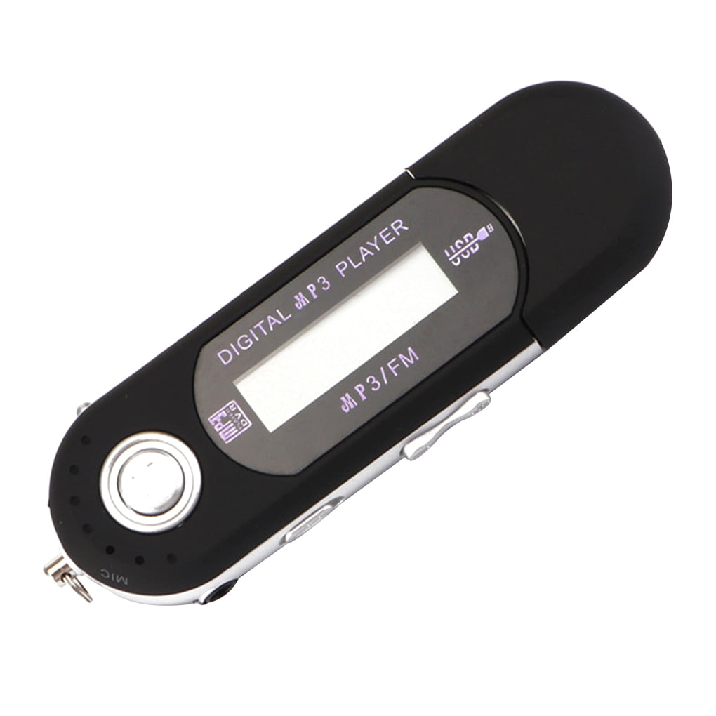 Fashion USB MP3 Music Player Digital LCD Screen Support 32GB TF Card&FM Radio 
