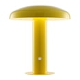 thumbnail image 4 of JONATHAN Y Suillius 11" Contemporary Bohemian Rechargeable/Cordless Iron Integrated Portable LED Mushroom Table Lamp, Yellow, JYL7114C, 4 of 7
