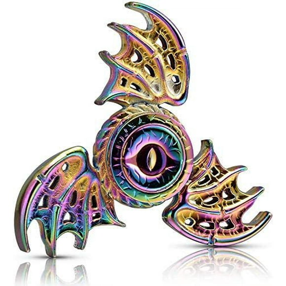 Regenbogen Farben, Aile de Dragon Spinner Anti-Stress Kreisel
