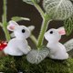 thumbnail image 3 of Yuarrent 10 Uds miniatura jardín de hadas conejos blancos Mini decoración accesorios resina jardinería adornos Decoración del hogar Yuarrent JJ17348-00, 3 of 6