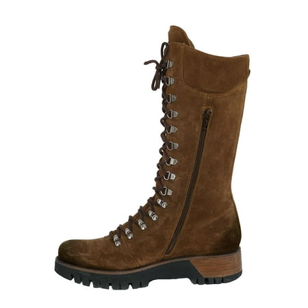 

KBKYBUYZ Women Boots Winter Strap Chunky Heels Lace Up Slip On Retro Ladies Footwear Casual Shoes