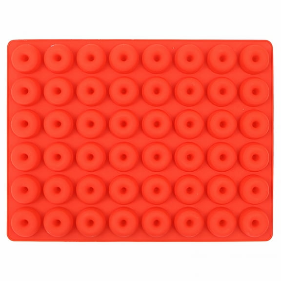 ACDANC Mini Doughnut Pan Mold 48 Hole Mini Cake Silicone Donuts Molds Muffin For Baking Tray Molds Make Donut Cake Biscuit Bagels