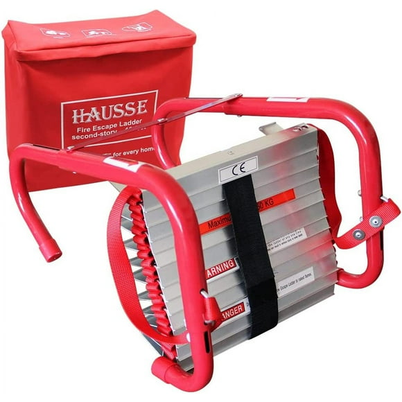 Retractable 2 Story Fire Escape Ladder, 13 Feet