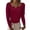 Red, variant on Aoochasliy Womens Sweaters Clothes Pullover V-Neck Cardigan Button Long-Sleeve Knitted Bottoming Shirt Tops