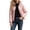 Pink, variant on Women's Bomber Jacket Zip Up Coat with Pockets Pink XXL