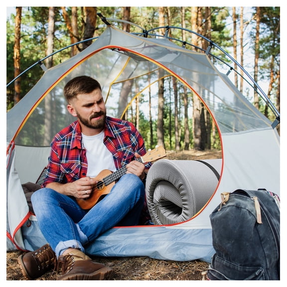 Memory Foam Camping Mattress - 75x38x3" - Portable Foldable Mattress for Camping, RV, Guest & Dorm Use - Water-Resistant Cover - CertiPUR-US Certified