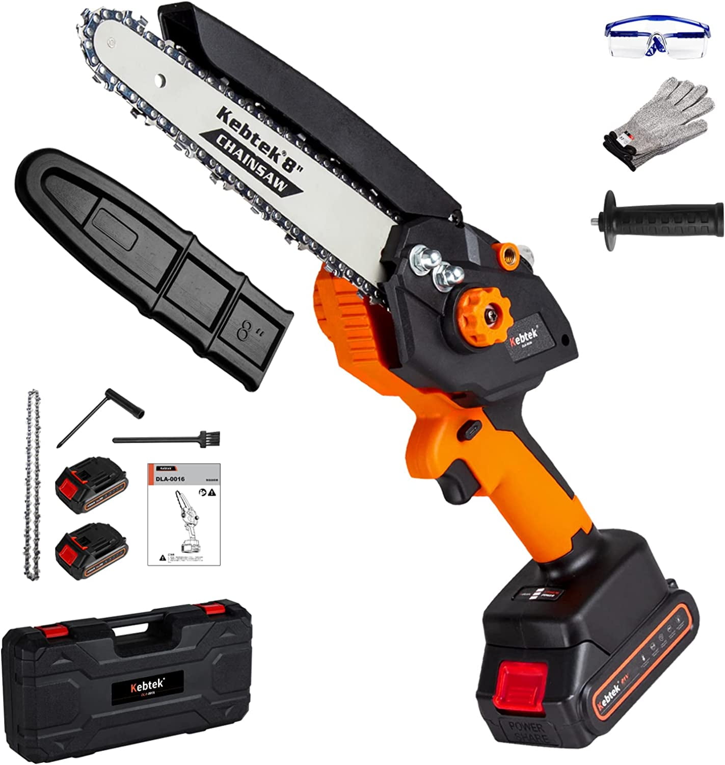 8Inch Electric Mini Chainsaw, Brushless Rechargeable Handheld Pruning