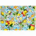 thumbnail image 1 of Metal Light Switch Plate Cover Colorful Floral Fruit Tile Pattern TIL011, 1 of 13