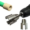 thumbnail image 2 of PVC Pipe Threader Kit 2025 Electric Drill Compatible 1/2'' 3/4'' Internal External Rethreading Maker Pipe Thread Cutting Tool for Professional Home Projects, 2 of 8