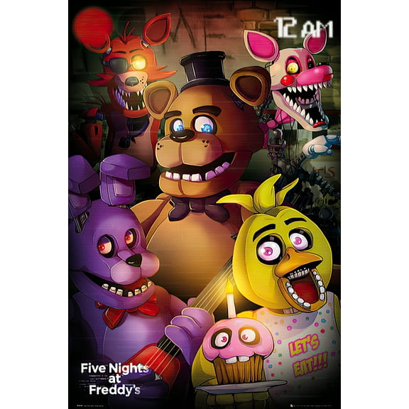 5 Nights At Freddy's - Gaming Poster / Print (Five Nights - Group)