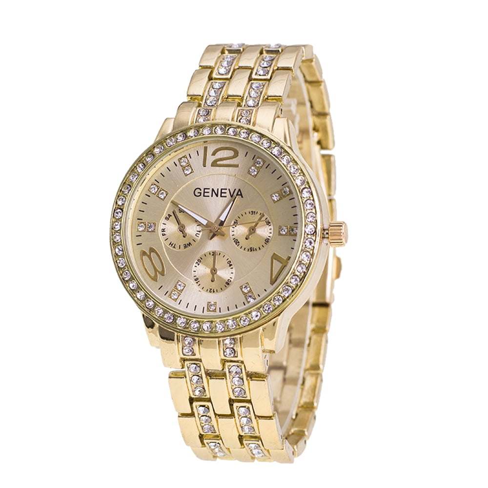 Men Luxury Exquisite Metal Watch Fashion Business Casual Alloy Wrist Watch