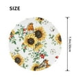 thumbnail image 3 of Disketp Sunflowers Leaves And Birds Small Mouse Pad 7.9x7.9 Inches,Washable Round Mousepad For Office Laptop Computer,Non-Slip Rubber Base Mouse Pads For Wireless Mouse, 3 of 9