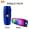 Blue, variant on TG157 Portable Wireless Speaker with 5.0 LED Flash, 10W Dual Drivers, FM Radio, TF/AUX/USB, 1200mAh for Outdoor Camping Travel