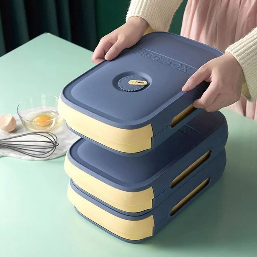 Egg Storage Box Drawer Kitchen Refrigerator Egg Container Box Kitchen Supplies