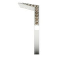 thumbnail image 4 of 0.25 ct Brilliant Round Cut Simulated Champagne 18K White Gold Stackable Band SZ 5.75, 4 of 6