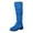 Blue, variant on Black Boots for Women Women's Knee High Boots Flat Warm Winter Boots with Side Zipper Blue,Size 8.5