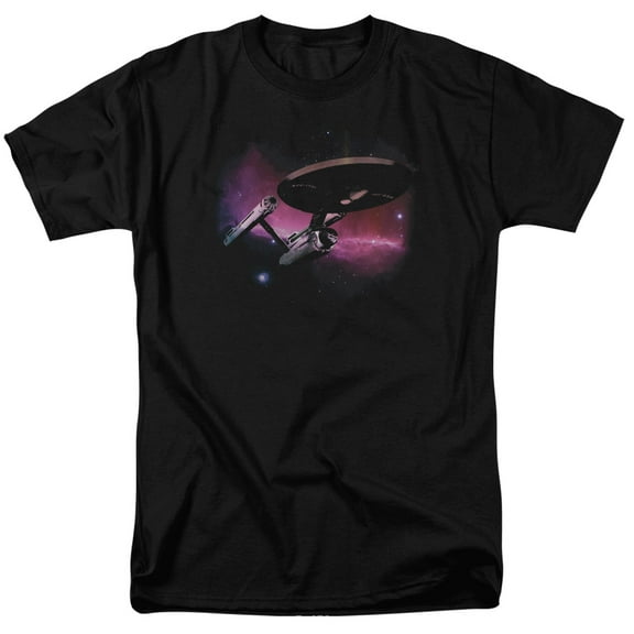 Star Trek Prime Directive Adult 18/1 T-Shirt Black
